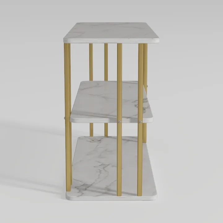 Easy Paws C Shaped End Table,Small Side Table for