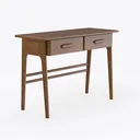 SAFAVIEH Home Collection O'Dwyer Brown 2-Drawer Co Right 45 Degree View