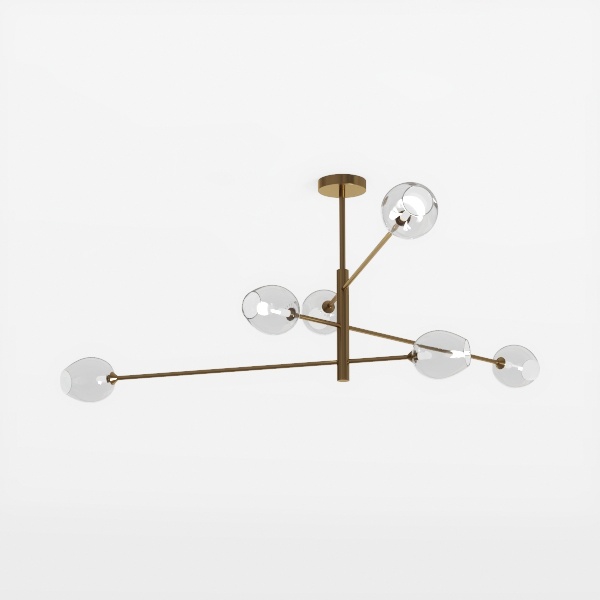 10-Light Modern Chandelier Sputnik Light Fixtures,