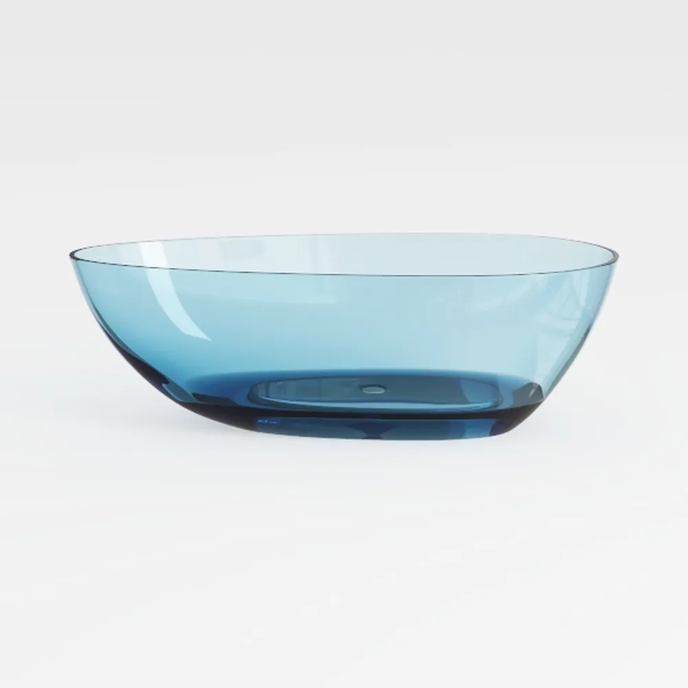 Freestanding Solid Surface Resin Stone Bathtub