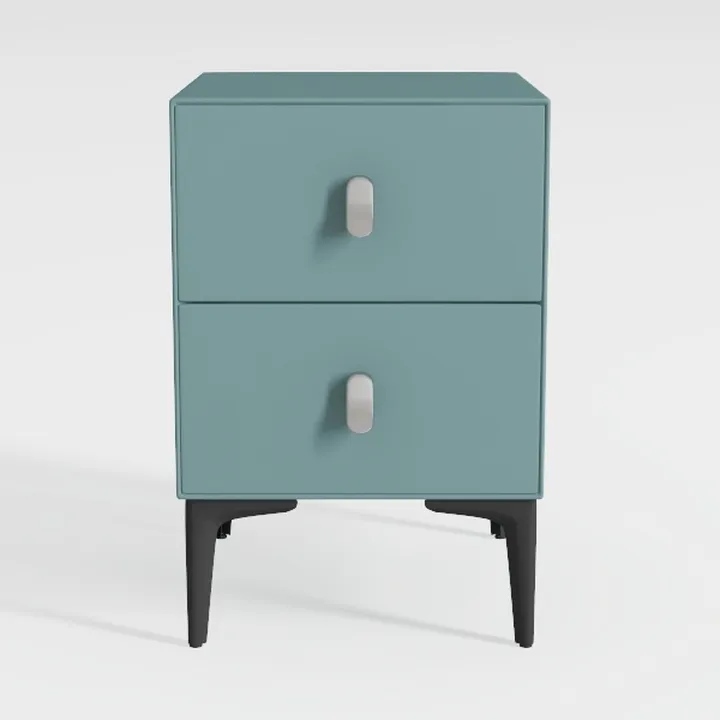Ultra-Narrow Leather Bedside Table Home Bedroom