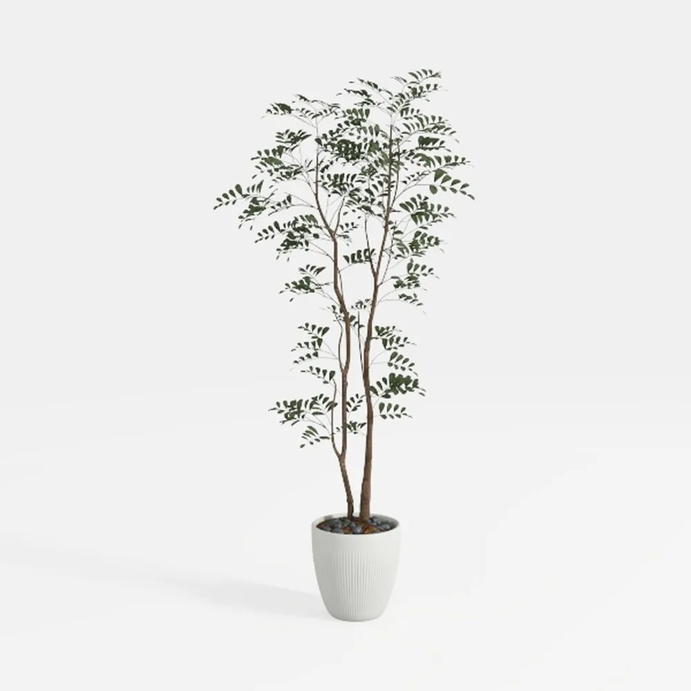 LOMANTO Artificial Olive Trees, 5 ft Tall Fake