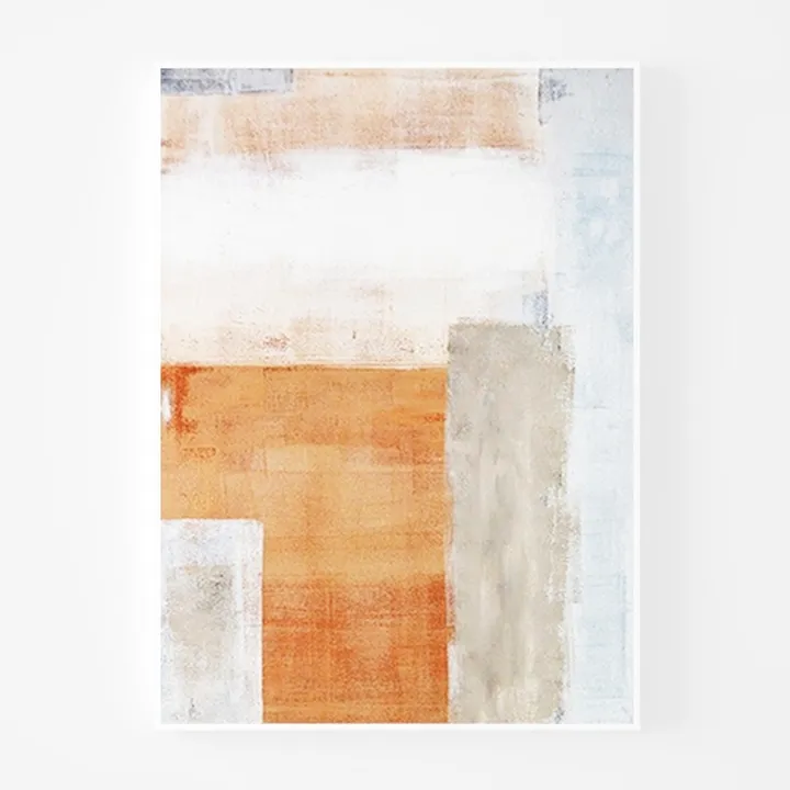 Black And White Abstract Wall Art Decor For Living