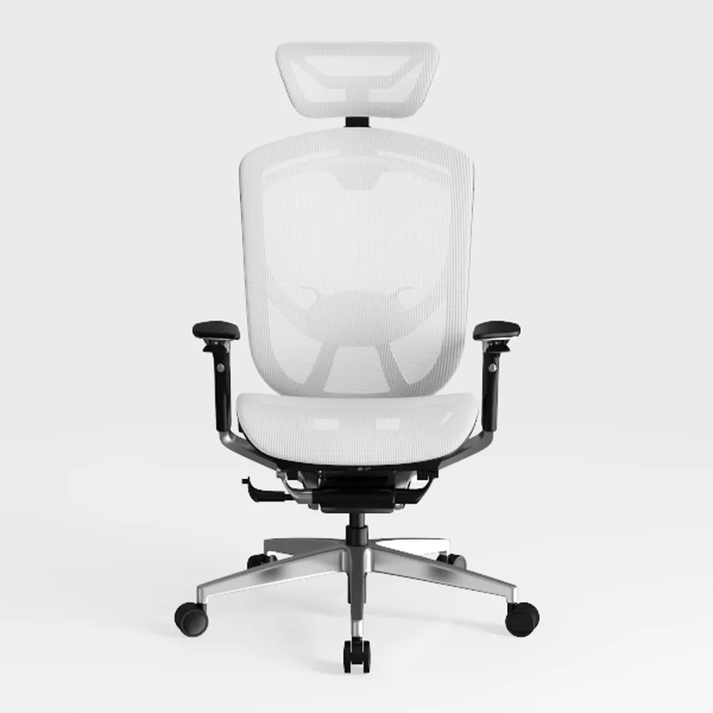 Qulomvs Mesh Ergonomic Office Chair with Footrest