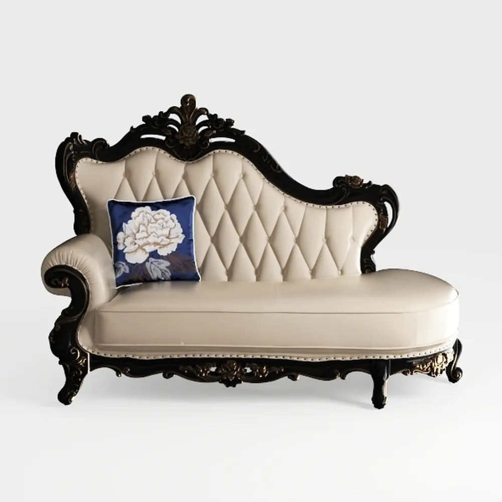 Furniture of America Zephyra Traditional Faux Leat