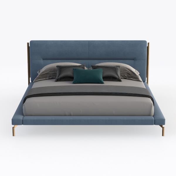 Meridian Furniture BrookeSkyBlu-K Brooke Collectio