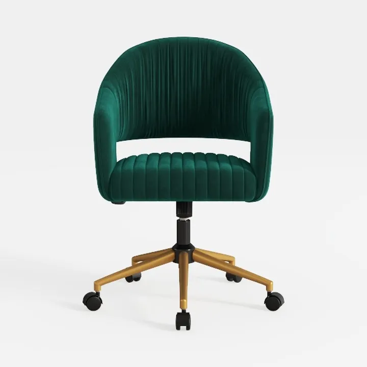 Home Office Swivel Desk Chair, Modern Velvet