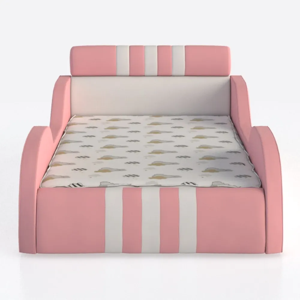 Baxton Studio Timila Light Pink Velvet Fabric Upho