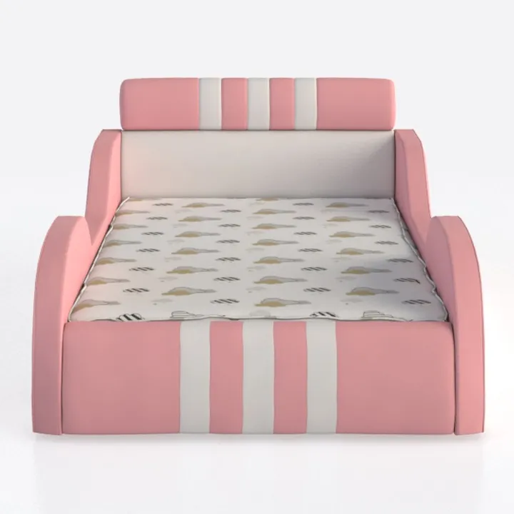 Baxton Studio Timila Light Pink Velvet Fabric Upho