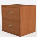 Bedside Table Bedside Table Chinese Style Simple Left 45 Degree View
