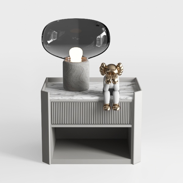 Night Stand Set of 2 Nightstands with Drawer