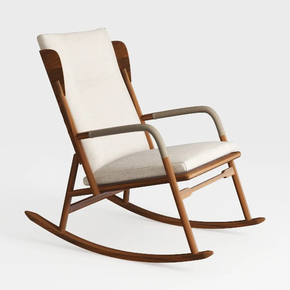Rocking Chair Nordic Balcony Rocking Chair Recline