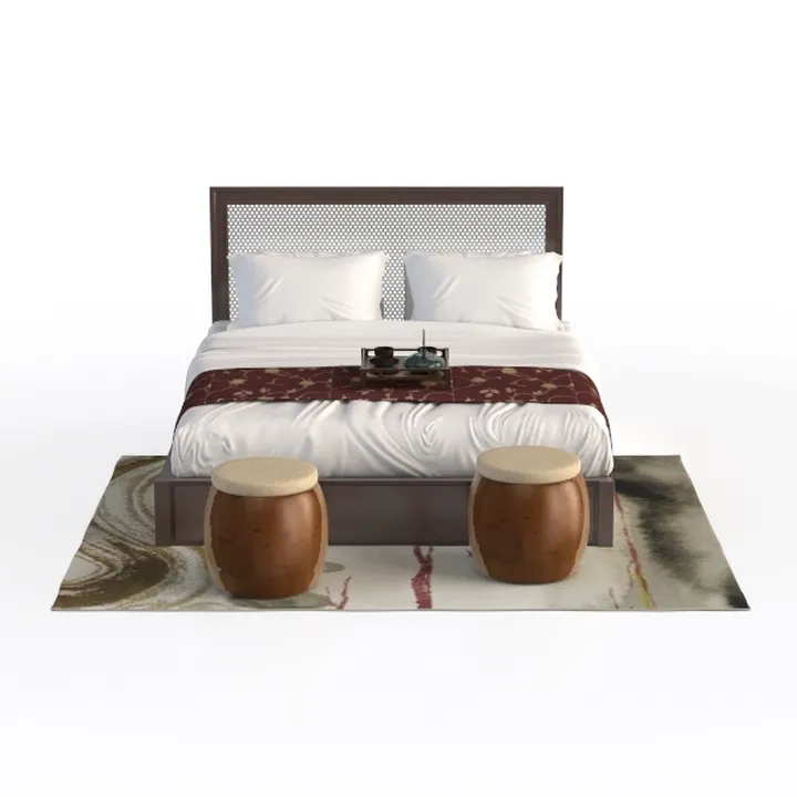 AMERLIFE Full Upholstered Platform Bed with