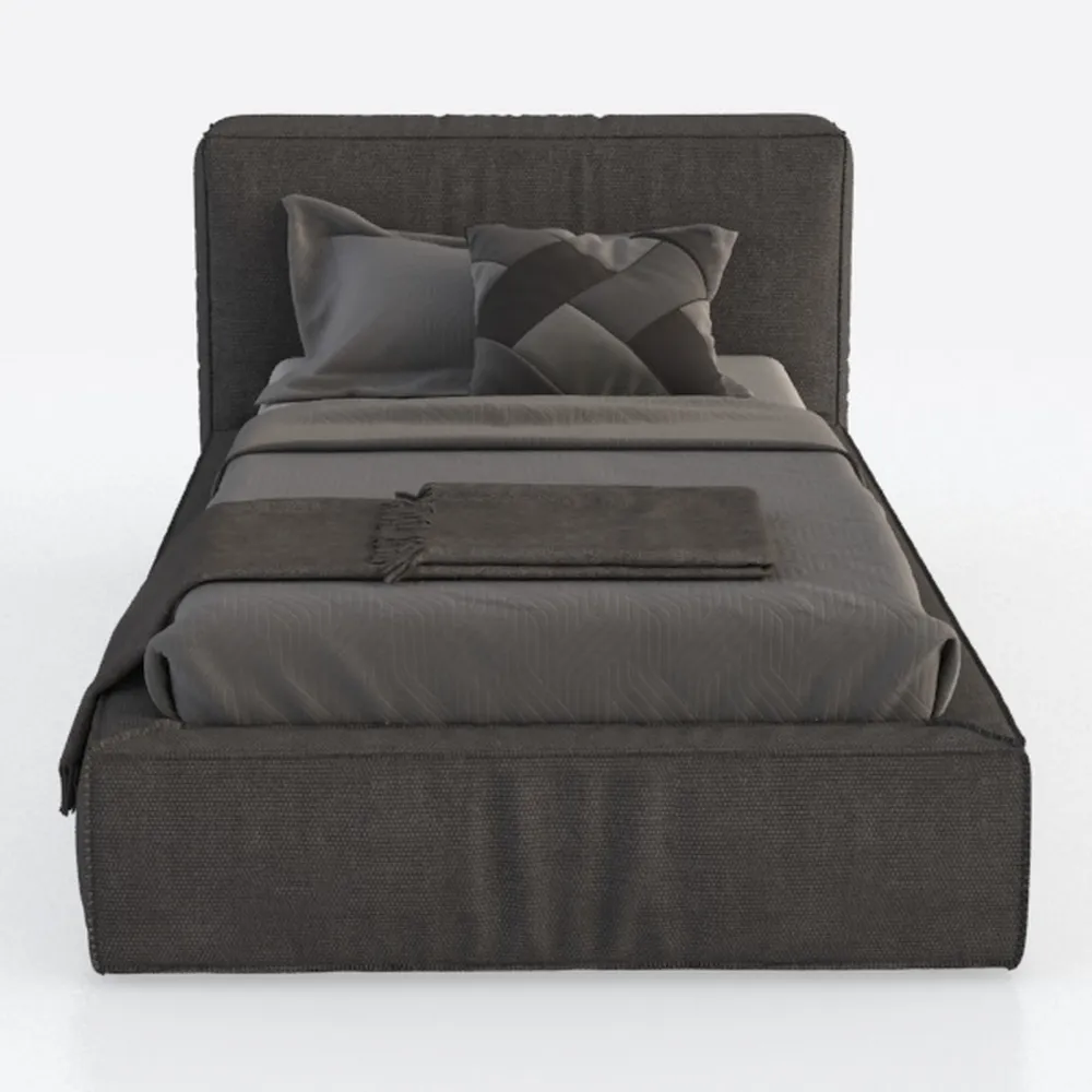 Atlin Designs Upholstered Queen Tufted Panel Bed i