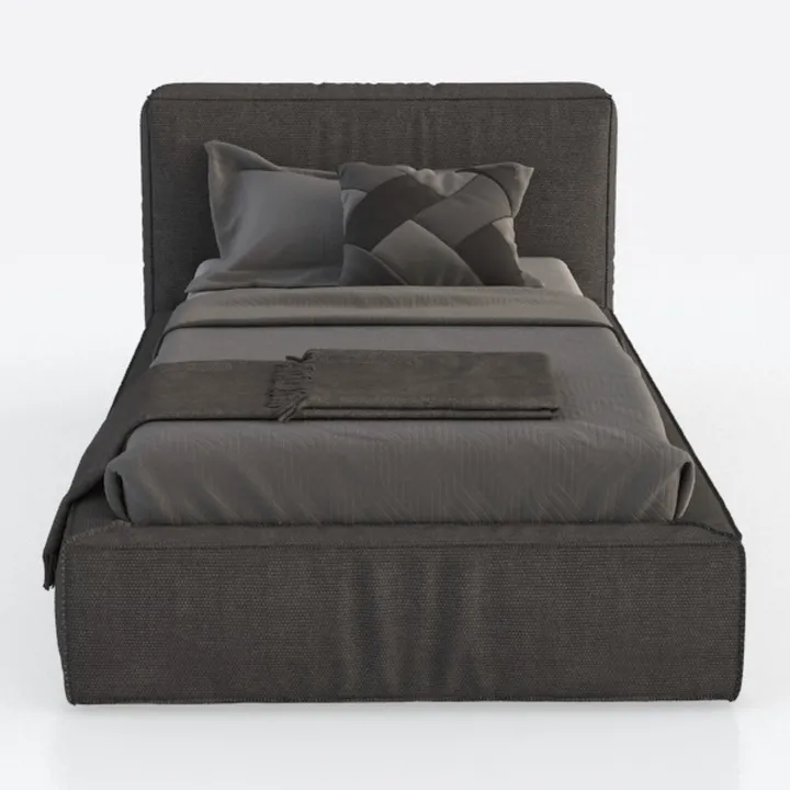 Atlin Designs Upholstered Queen Tufted Panel Bed i