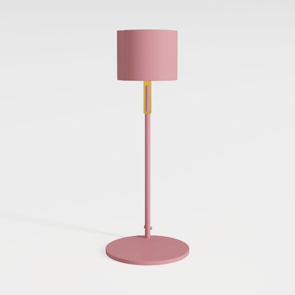 Pink Lamp for Bedroom Nightstand - 3 Way Dimmable 