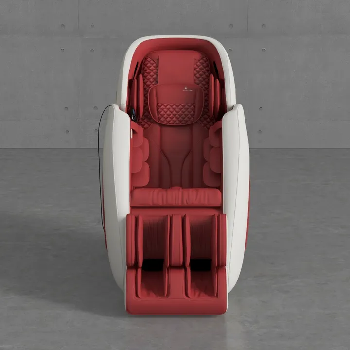 Two Tone Leather Modern Massage Chair 3D Model