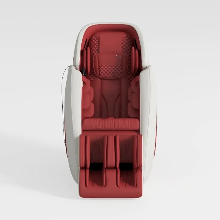 Two Tone Leather Modern Massage Chair 3D Model