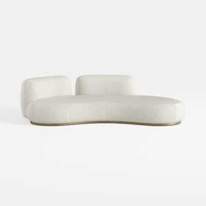 Relax Sofa Bed Stretch Curved Soft Curved Couch