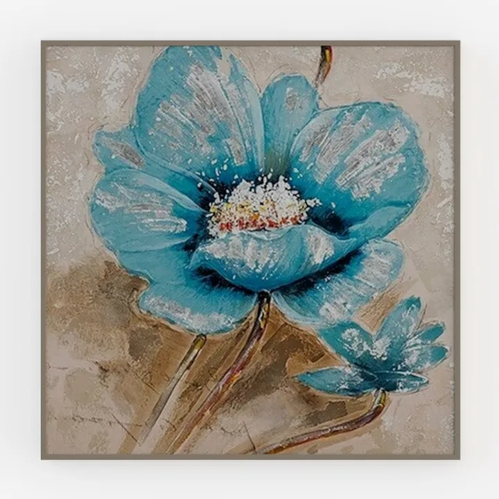 YHSKY ARTS Coastal Canvas Wall Art Hand Painted