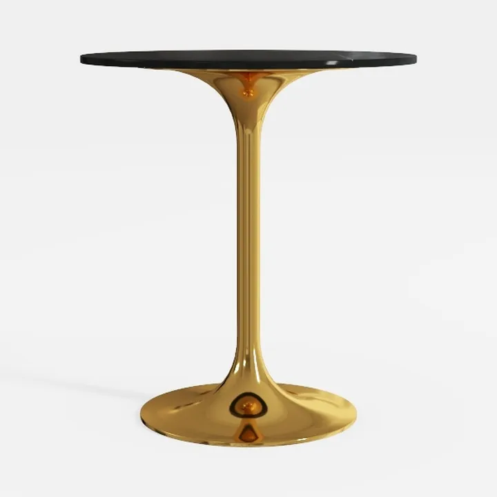Kate and Laurel Sanzo Modern Pedestal Drink Table