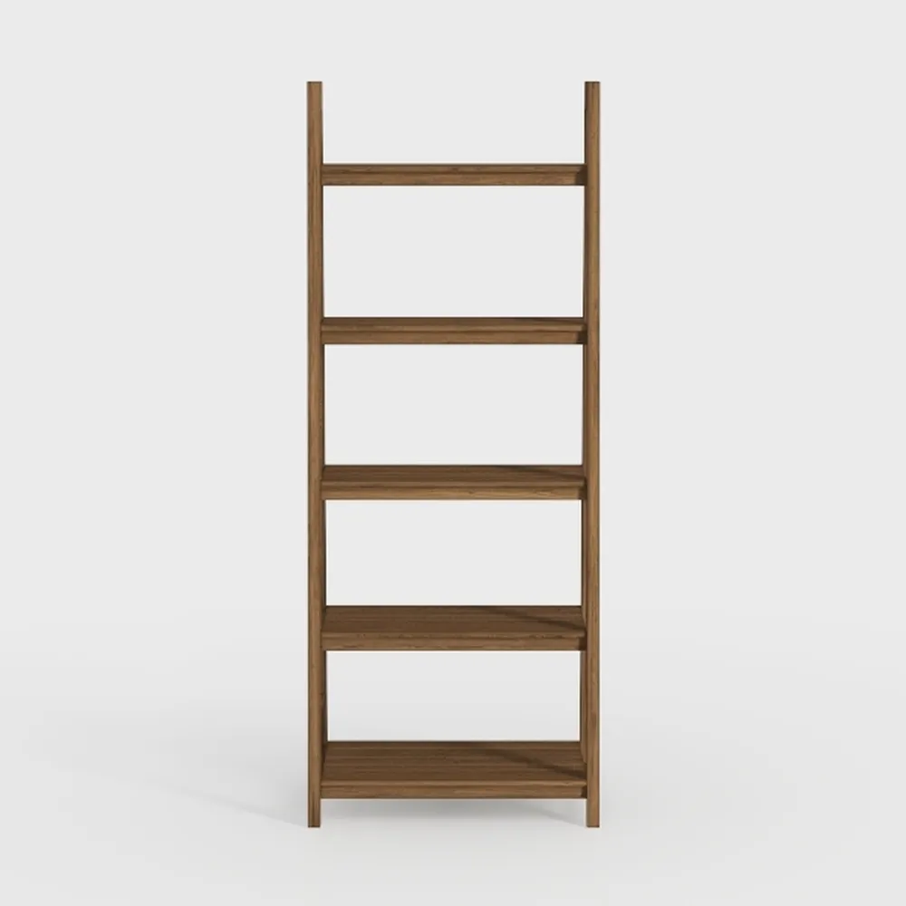 Melissa Mid-Century Bookcase, Walnut by Linon