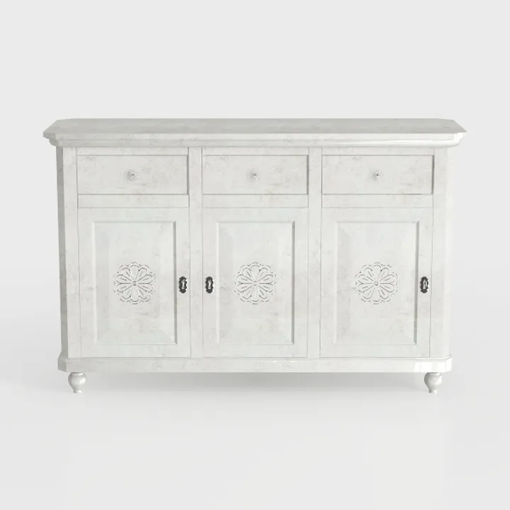 Buffet Cabinet Sideboard Solid Wood Retro Carved