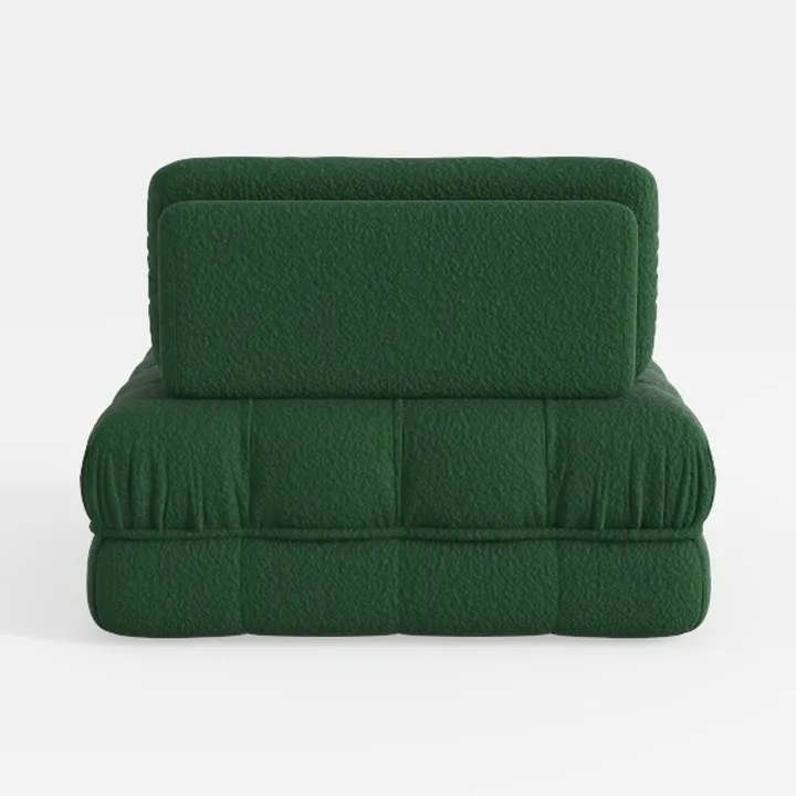 Slipcovered Sectional 2 Seater Sofa Couch with 