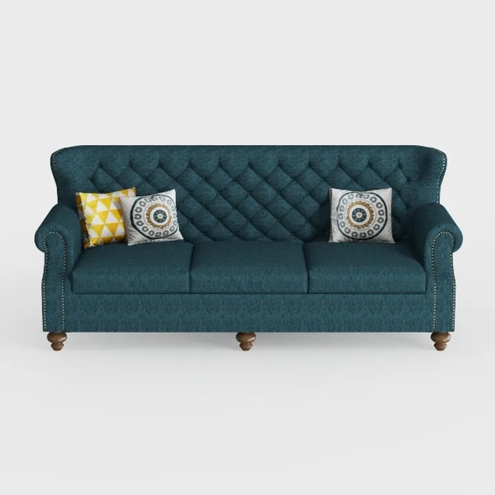 QHITTY Accent Sofa, Chesterfield Loveseat Modern