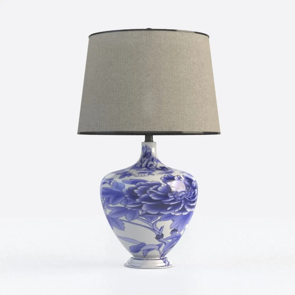 19.5" Vintage Rustic Table Lamp Set of 2 Farmhouse