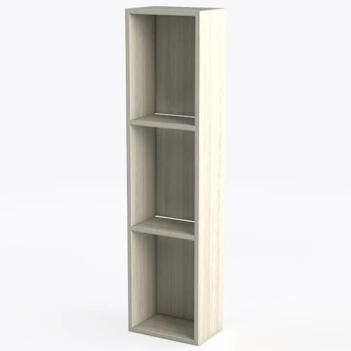 Pasir 4-Tier Open Shelf Bookcase French Oak