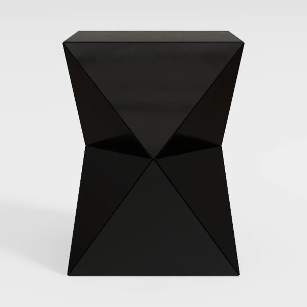 Black Fir Wood Coffee Table, Italian Designed 