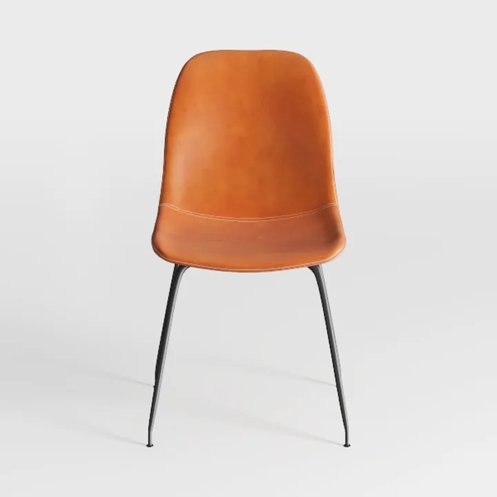 Dining Chairs Set of 2, Modern Faux Leather Chairs