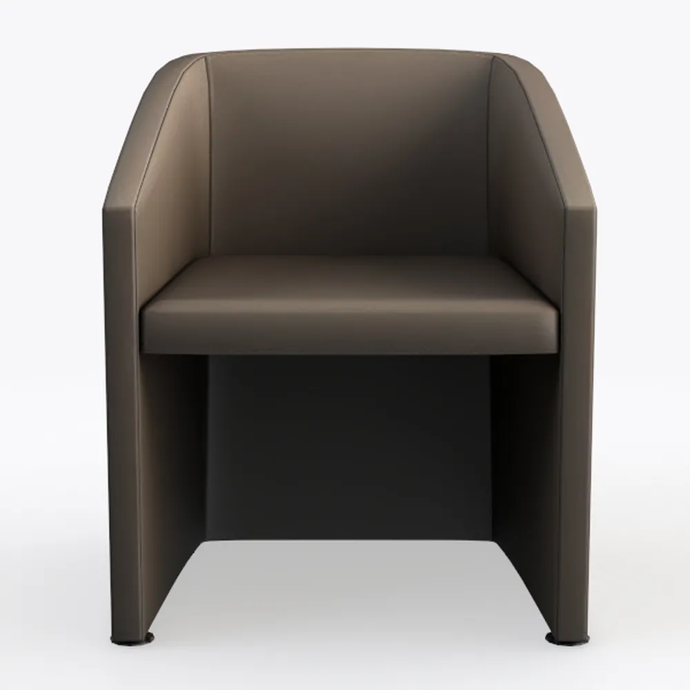 COLAMY Swivel Accent Chair, Faux Leather Swivel Ar