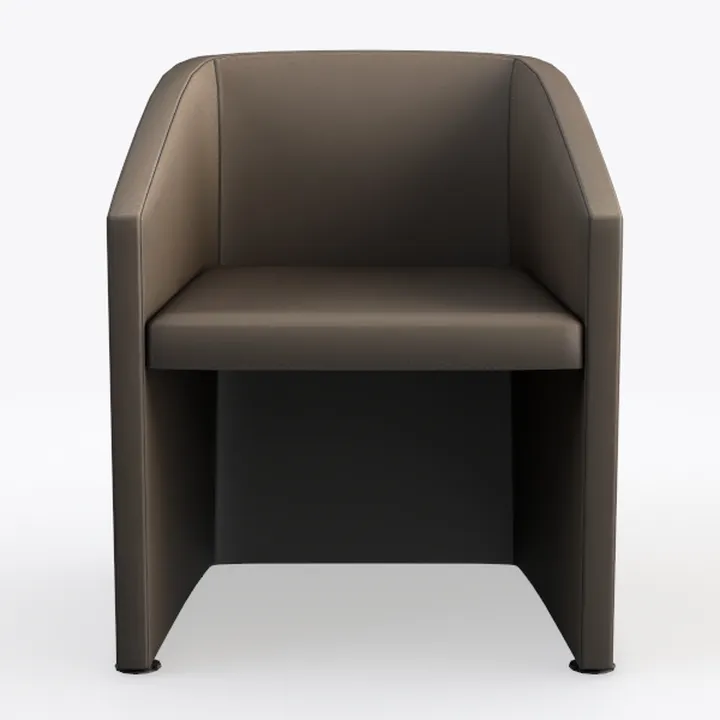 COLAMY Swivel Accent Chair, Faux Leather Swivel Ar