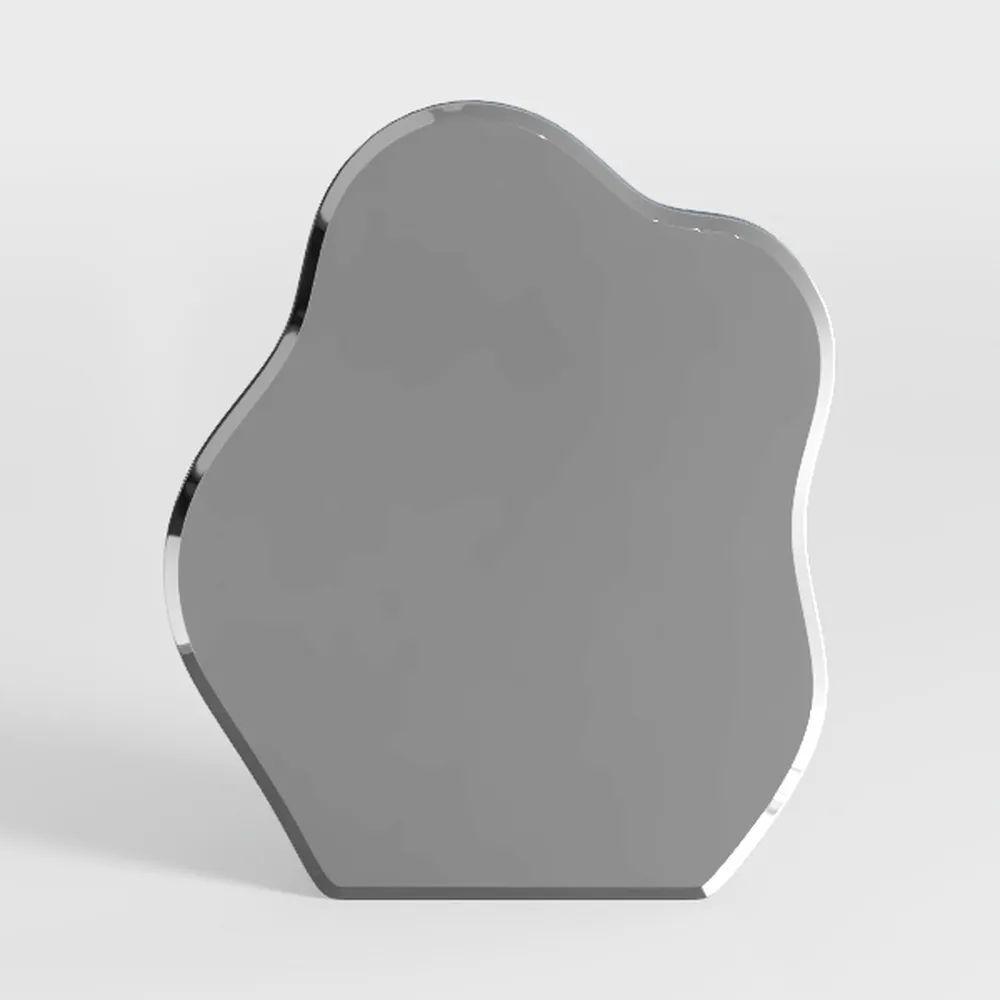 Cotton Shape Irregular Bathroom Acrylic Shatterproof Mirrors, Wall Mirror, Non Glass Mirror Decor for Bedroom, Living Room