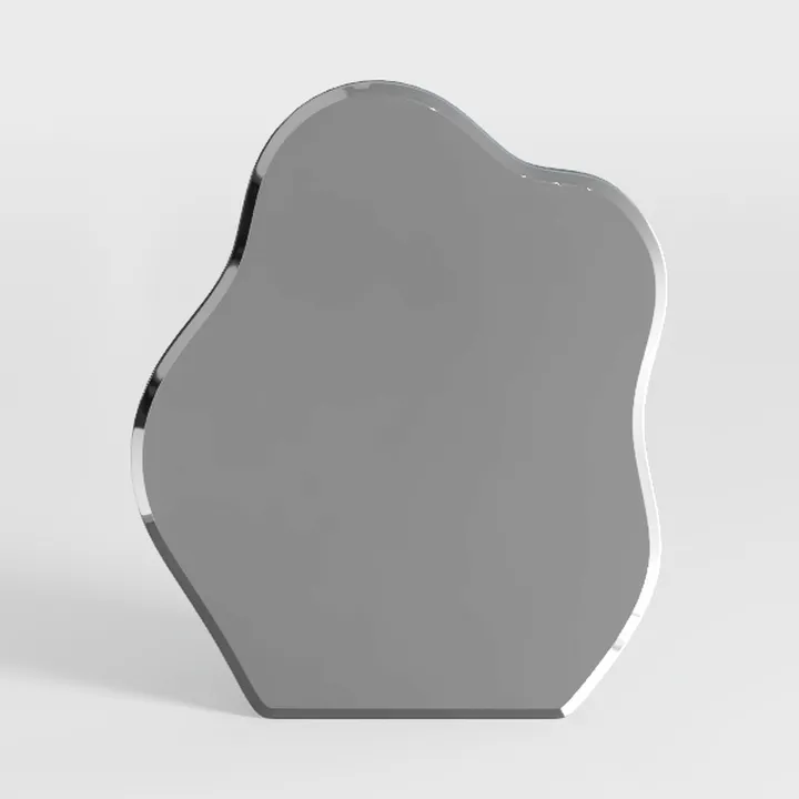 Cotton Shape Irregular Bathroom Acrylic Shatterproof Mirrors, Wall Mirror, Non Glass Mirror Decor for Bedroom, Living Room