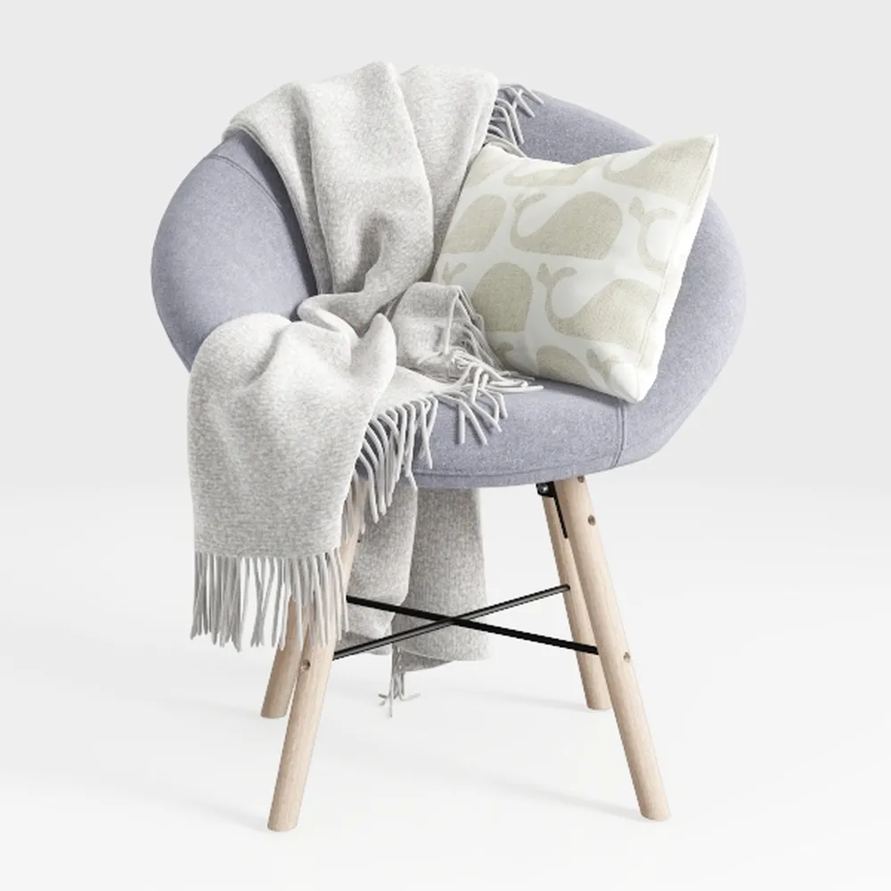 Urban Lifestyle Faux Fur Saucer Chair