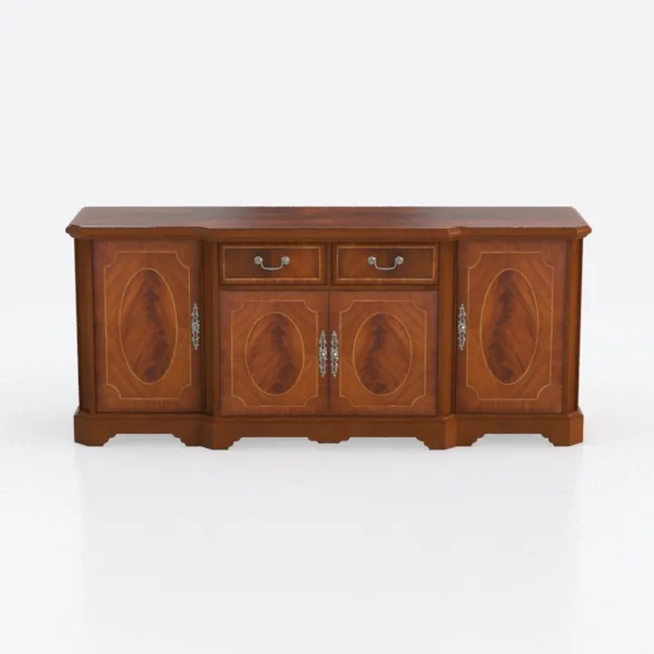 57.87" Fluted Sideboard Buffet Cabinet with