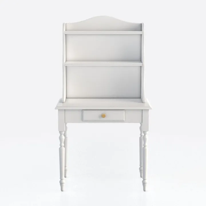 GDAE10 Home Office Desk with Bookshelf, 39.4x18.9 