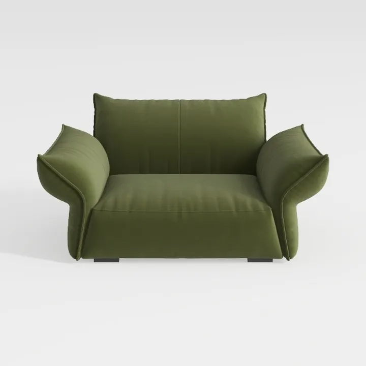 Oversized Sofa Chair Set of 2, Modern Lazy Floor