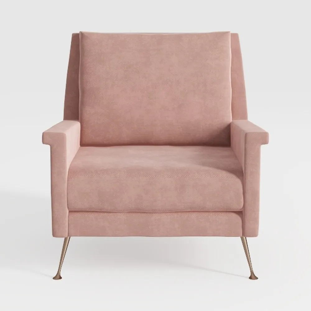 Kent Velvet Loveseat Sofa for Modern Living