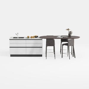 18 in. Gray Faux Leather Upholstered Dining Chairs