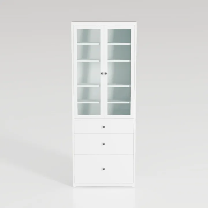 DEVAISE File Cabinet with 2 Drawers and Doors
