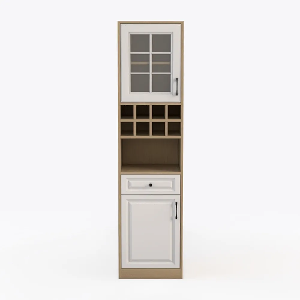 RedLemon Bookshelf with Storage Cabinet, 72" Tall