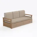 Modway EEI-6401-IVO Oasis Upholstered Fabric Sofa, Right 45 Degree View