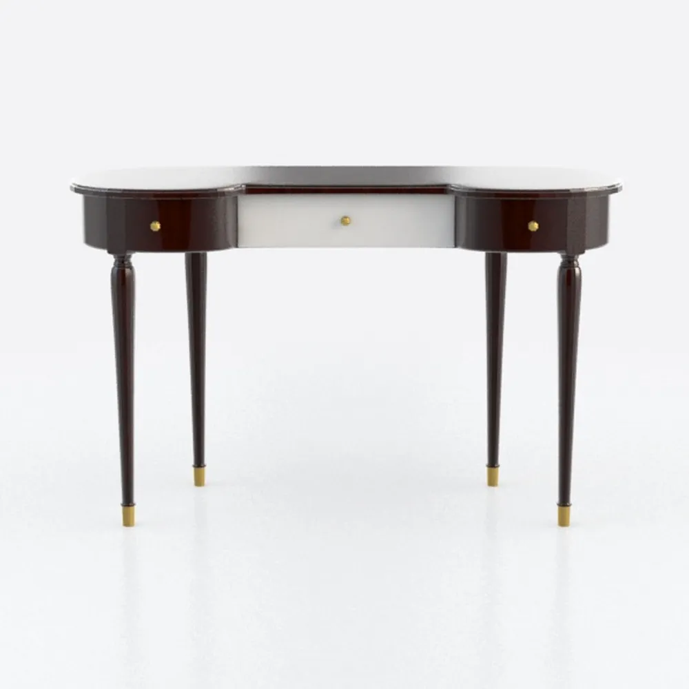 NTC Ripple Desk, Modern Wooden Writing Desk with T