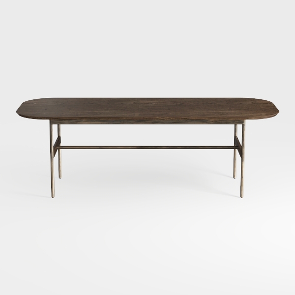 SIMPLIHOME Lowry Large Desk - 72-Inch Wide Solid A