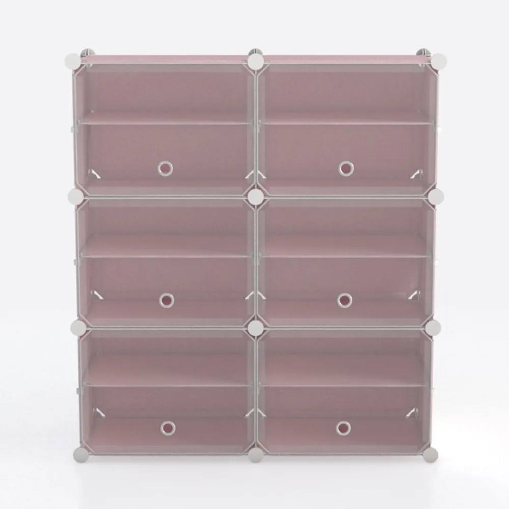 Shoe Cabinet with 3 Flip Drawers & Coat Rack