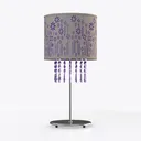 Bedside Table Lamp Quatrefoil Seamless Pattern for Right 45 Degree View